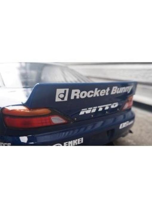 Addiction RC Nissan Silvia S15 Rocket Bunny Body Kit - Duck-Tail Wing & Rear Spoiler