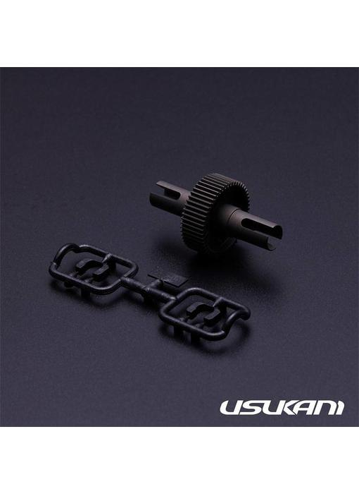 Usukani Aluminium Integrated Rear Solid Axle Set with Ceramic Coating for YD-2