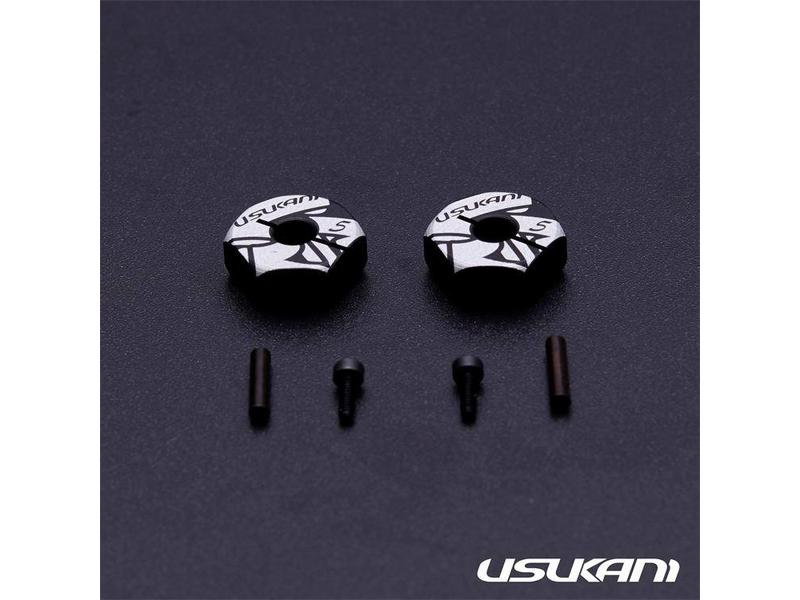 Usukani US88147 - Aluminium Clamping Wheel Hub 5.0mm (2pcs)