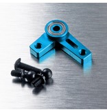 MST XXX Aluminium Front Motor Steering Arm Set / Color: Blue