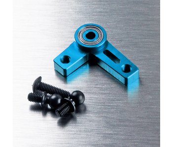 MST XXX Alum. FM Steering Arm Set / Blue