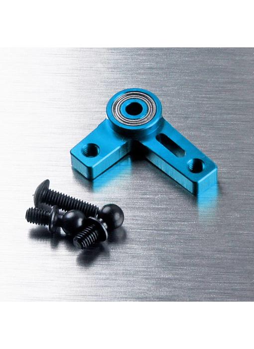 MST XXX Alum. FM Steering Arm Set / Blue