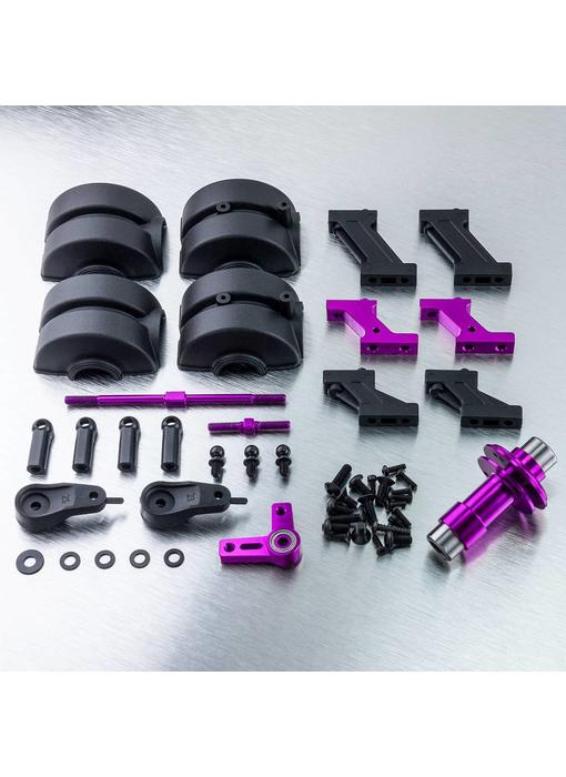 MST XXX-D VIP Front Motor Conv. Kit / Purple