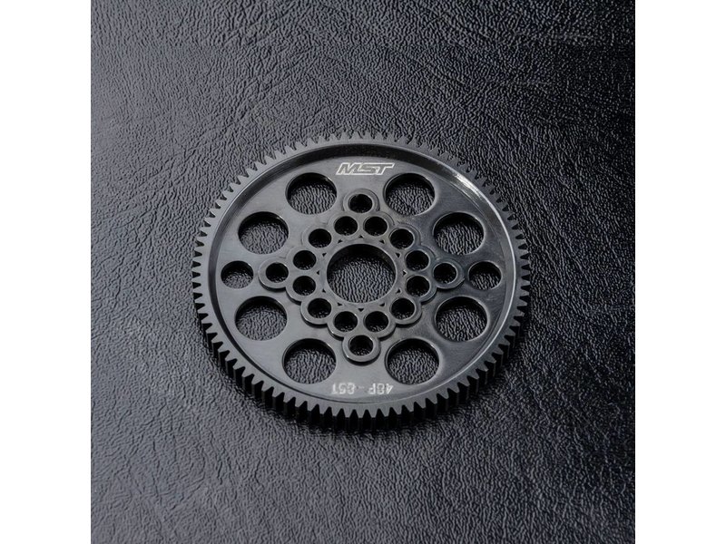 MST Spur Gear 48P / Size: 85T Black - DISCONTINUED
