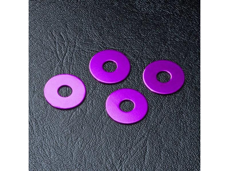 MST Wheel Hub Spacer 0.5mm (4pcs) / Color: Purple - DISCONTINUED