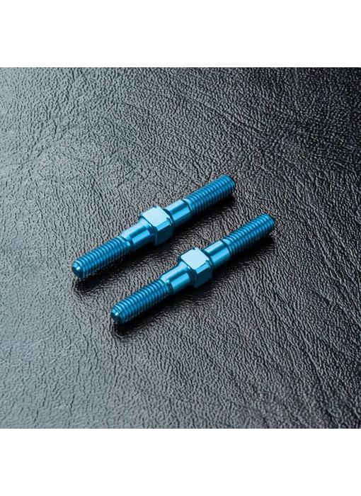 MST Alum. Reinf. Turnbuckle φ3x28mm (2) / Blue