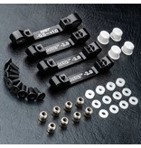 MST RMX 2.0 Aluminium Suspension Mount Set / Color: Black - DISCONTINUED