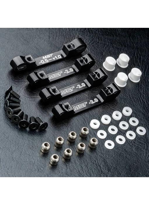 MST RMX 2.0 Alum. Suspension Mount Set / Black