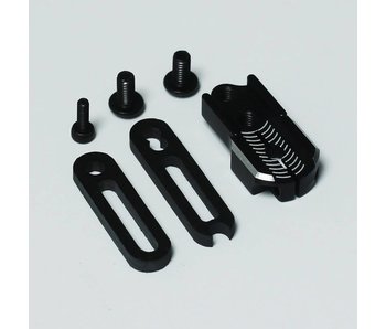 RC OMG Adjustable Servo Horn - Black - DISCONTINUED