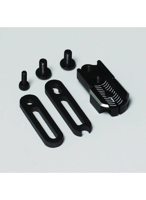 RC OMG Adjustable Servo Horn - Black - DISCONTINUED