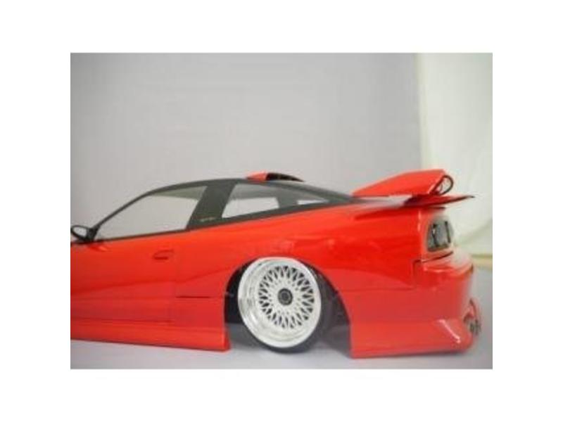 Addiction RC AD013-8 - Nissan 180SX Addiction Aero Parts Body Kit - Rear & Roof Spoiler