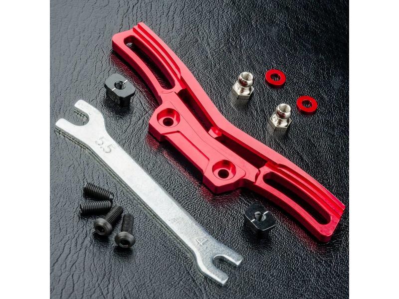 MST RMX 2.0 Aluminium Front Damper Stay / Color: Red