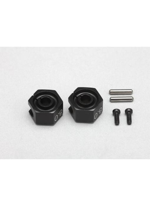 Yokomo Clamp Type Wheel Hub 8.0mm - Black (2pcs)