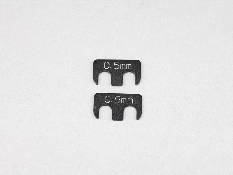 Yokomo Y2-008RA5A - SP Adjustable Rear H-Arm Shim 0.5mm (2pcs)