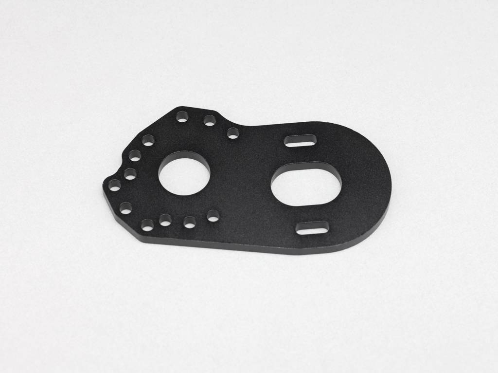 Yokomo - Y2-304KA - Aluminiumgo Motor Mount for YD-2S - Black - Drifted