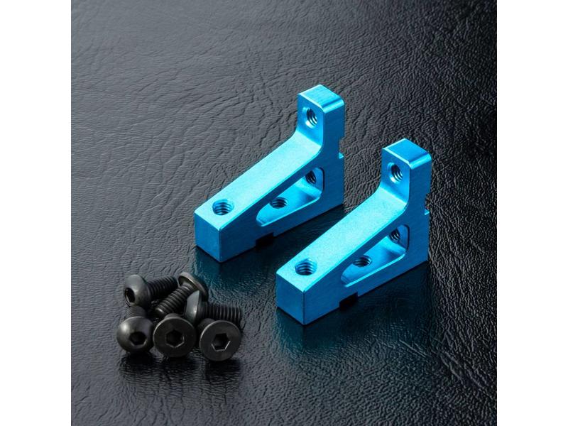 MST Aluminium Stretch Servo Mount (2pcs) / Color: Blue