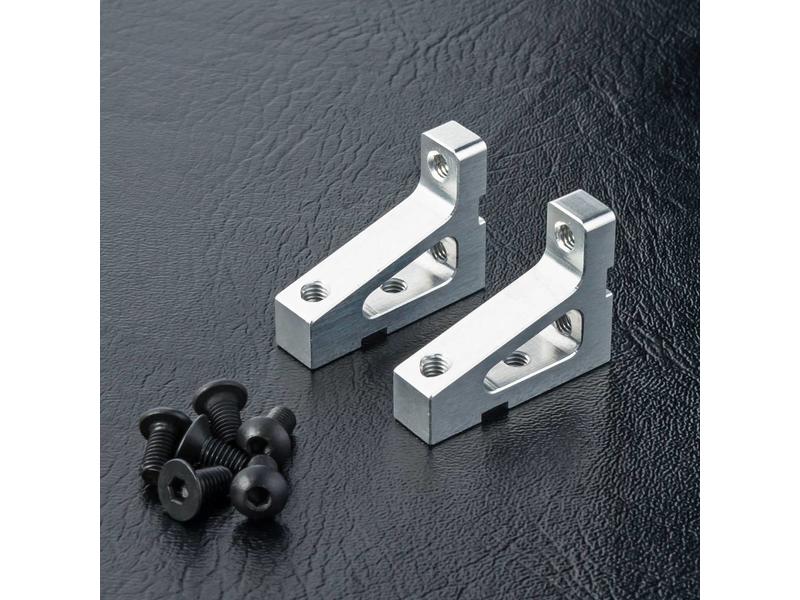 MST Aluminium Stretch Servo Mount (2pcs) / Color: Silver