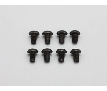 Yokomo Steel Screw Button Head M2.5×4mm (8pcs)