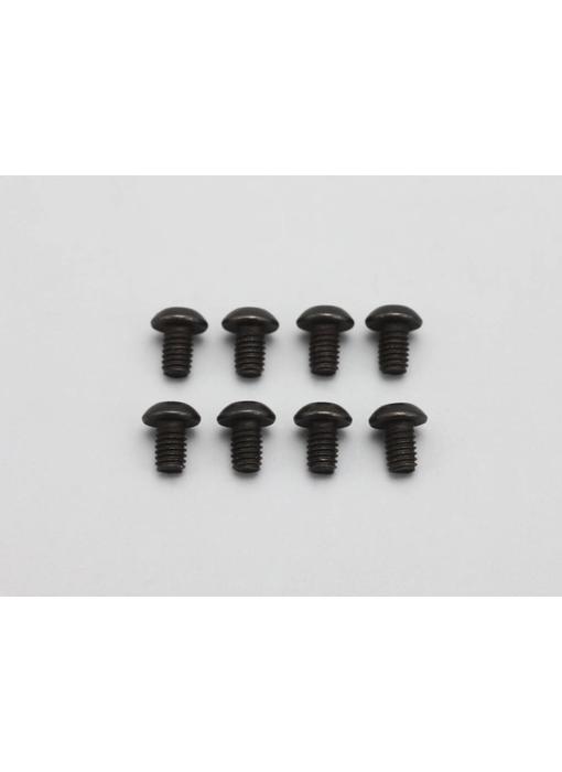 Yokomo Steel Screw Button Head M2.5×4mm (8pcs)
