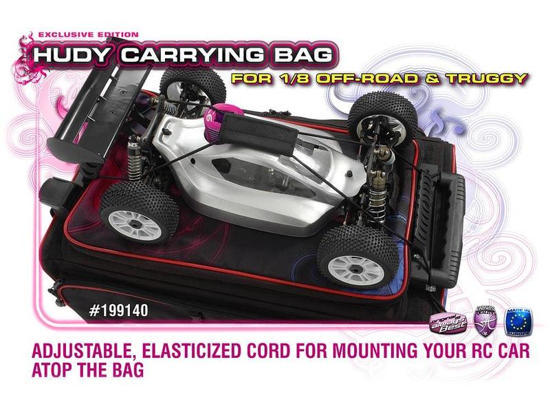 Hudy H199140 - Carrying Bag + Tool Bag for 1/8 Off-Road