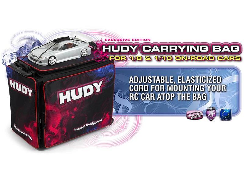 Hudy H199120 - Carrying Bag + Tool Bag for 1/10 & 1/8