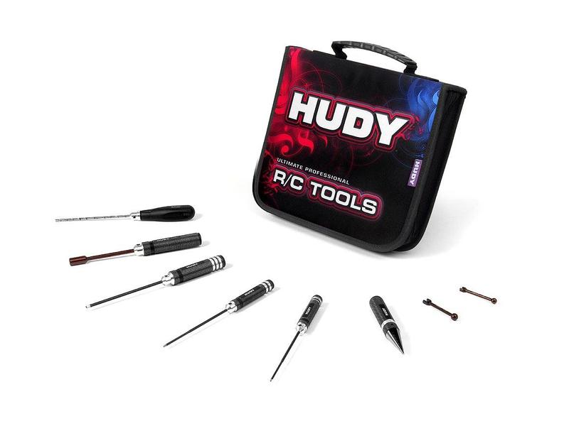 Hudy H190001 - Tool Set Ultimate  + Carrying Bag for Electric Touring Cars