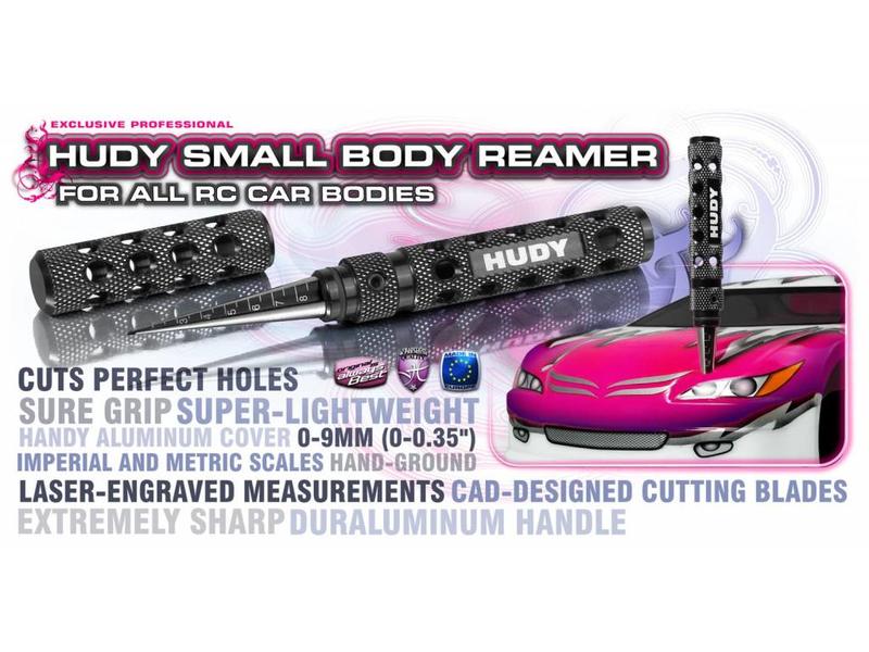 Hudy H107601 - Body Reamer Small for Lexan Bodies + Cover