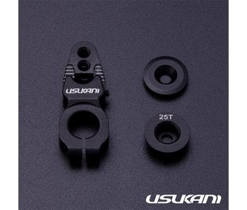 Usukani Adjustable Servo Horn 25T - Black