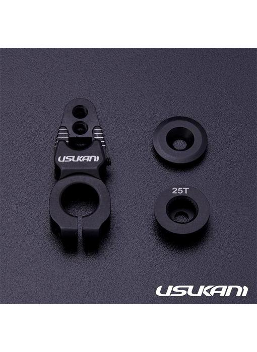 Usukani Adjustable Servo Horn 25T - Black