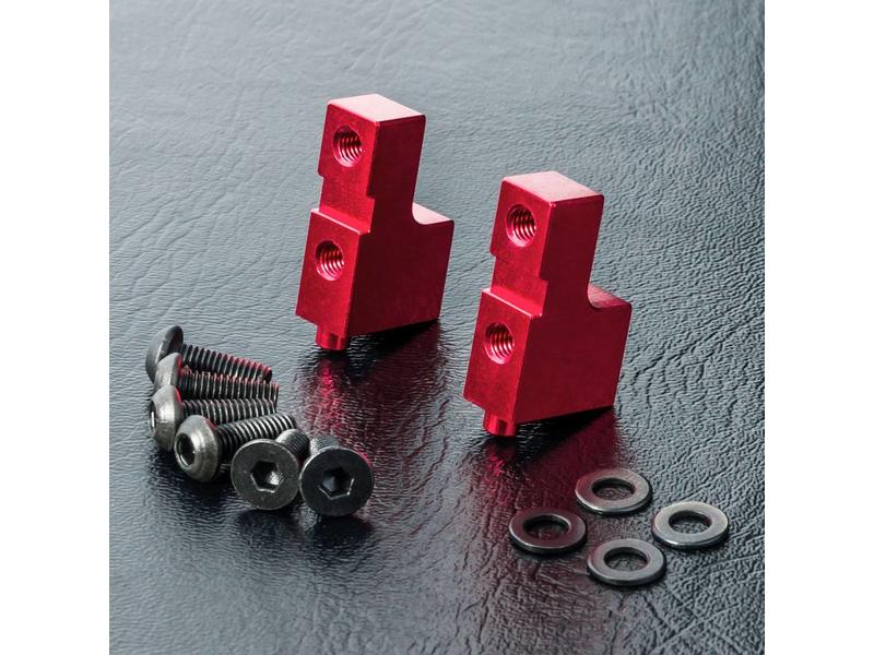 MST Aluminium Servo Mount / Color: Red