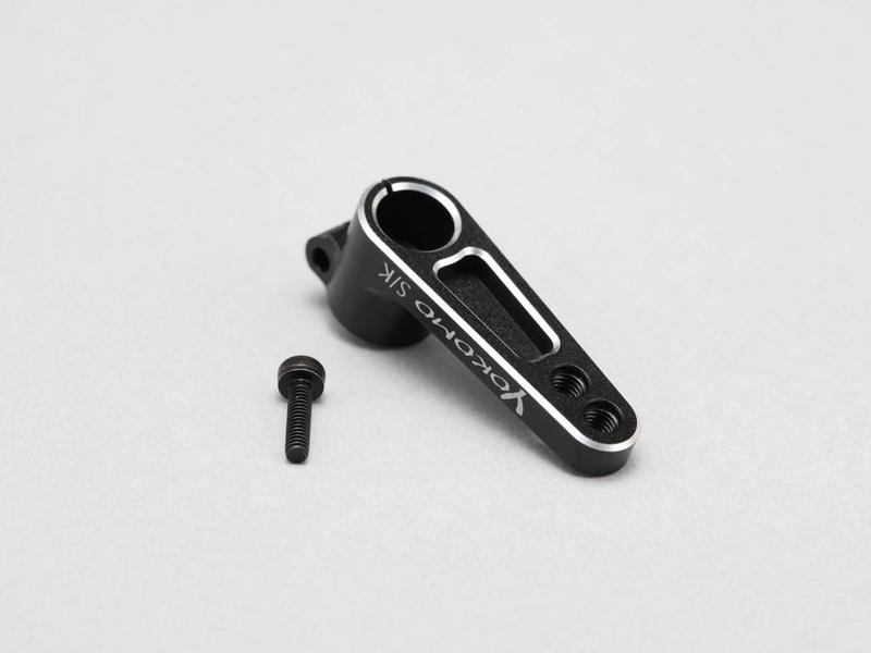 Yokomo ZC-204323A - Aluminium Servo Horn Clamp Type for Airtronics / KO 23mm - Black Edge Design