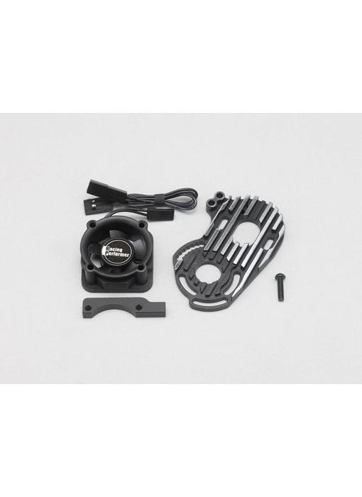 Yokomo Aluminium Special Motor Mount (cooling fan included) - Black Edge Design for YD-2S