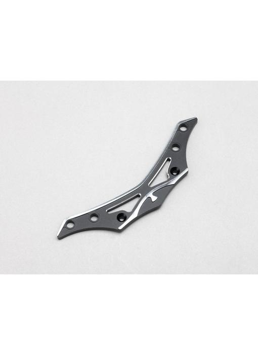 Yokomo Aluminum Front Bumper Brace - Black Edge Design