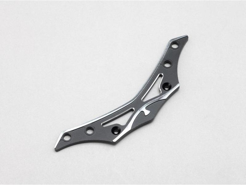 Yokomo Y2-001BA - Aluminum Front Bumper Brace - Black Edge Design