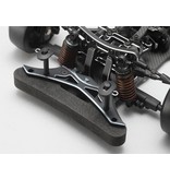 Yokomo Y2-001BA - Aluminum Front Bumper Brace - Black Edge Design