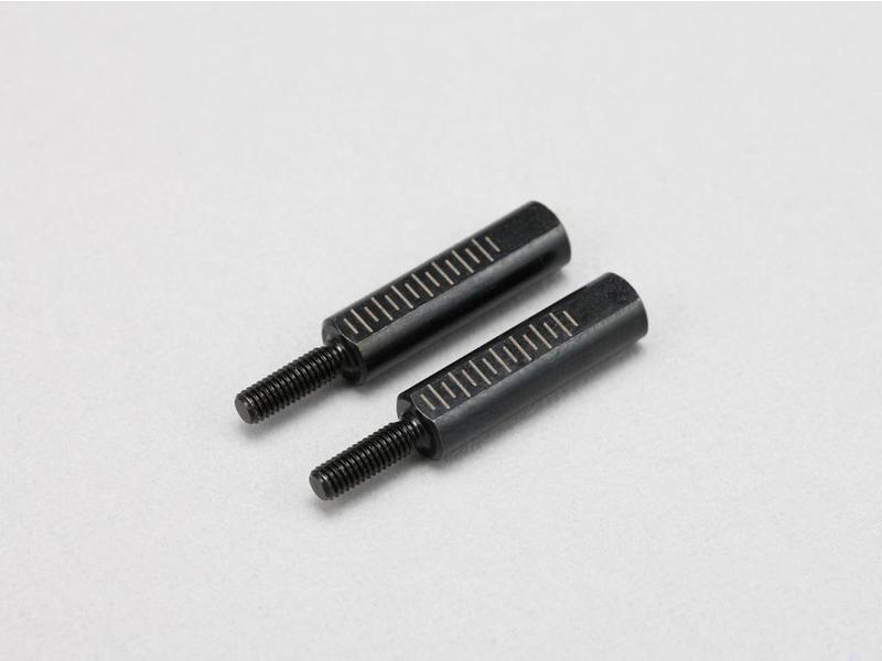 Yokomo D-154-21A - Rod End Adaptor 21mm for Lower A-Arm with Narrow Scrub Steering Knuckle (2pcs)