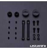 Usukani US88185 - Ball End Knuckle Stealth Body Mount Combo with Extended Post (2pcs)