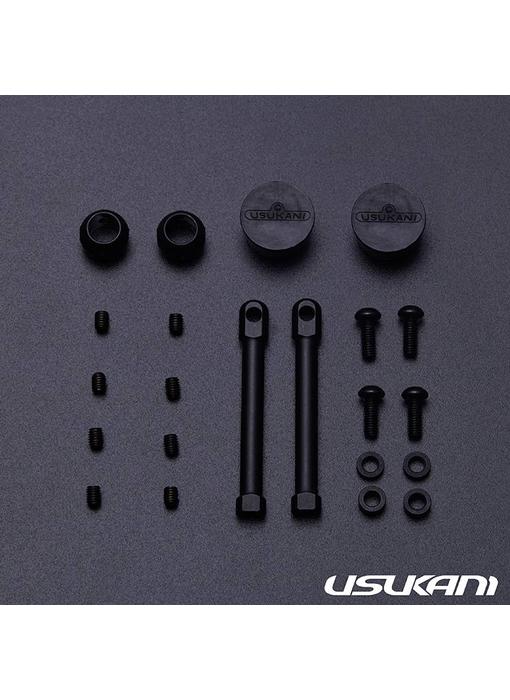 Usukani Ball End Knuckle Stealth Body Mount Combo with Extended Post (2pcs)