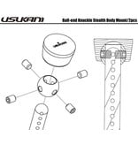 Usukani US88179 - Ball End Knuckle Stealth Body Mount (2pcs)