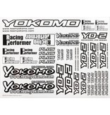 Yokomo ZC-YD2-1A - YD-2 Decal - DISCONTINUED