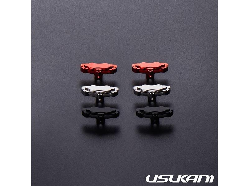 Usukani US88187-GY - Aluminium Brake Calipers Small for PDS/MST (2pcs) - Grey - DISCONTINUED