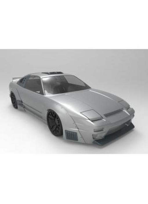 Addiction RC Nissan 180SX Military Rocket Bunny Body Kit - Full set