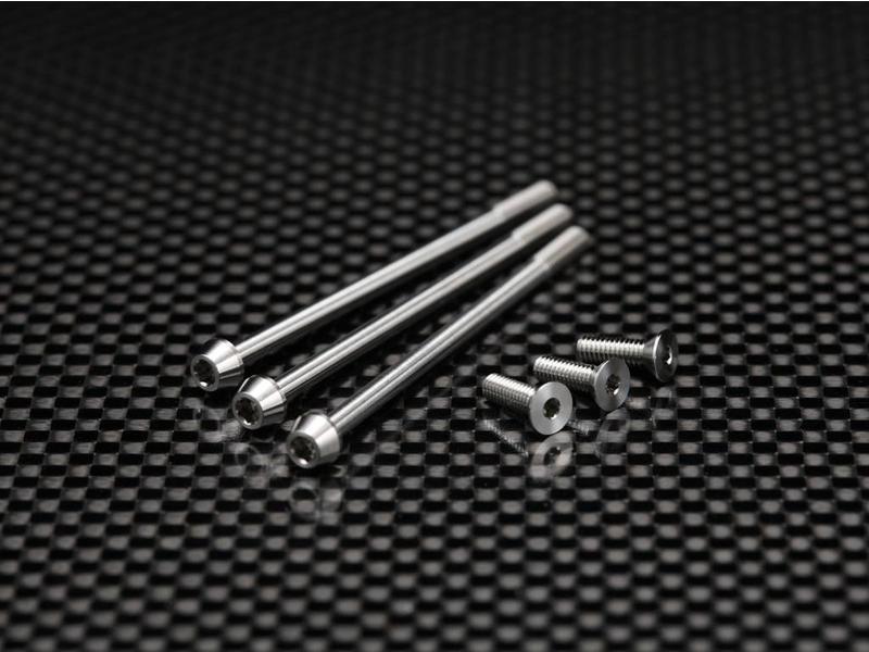 Yokomo RP-090A - Precision Machined Titanium Hex Screw Set for RP Motor (6pcs)