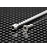 Yokomo RP-090A - Precision Machined Titanium Hex Screw Set for RP Motor (6pcs)