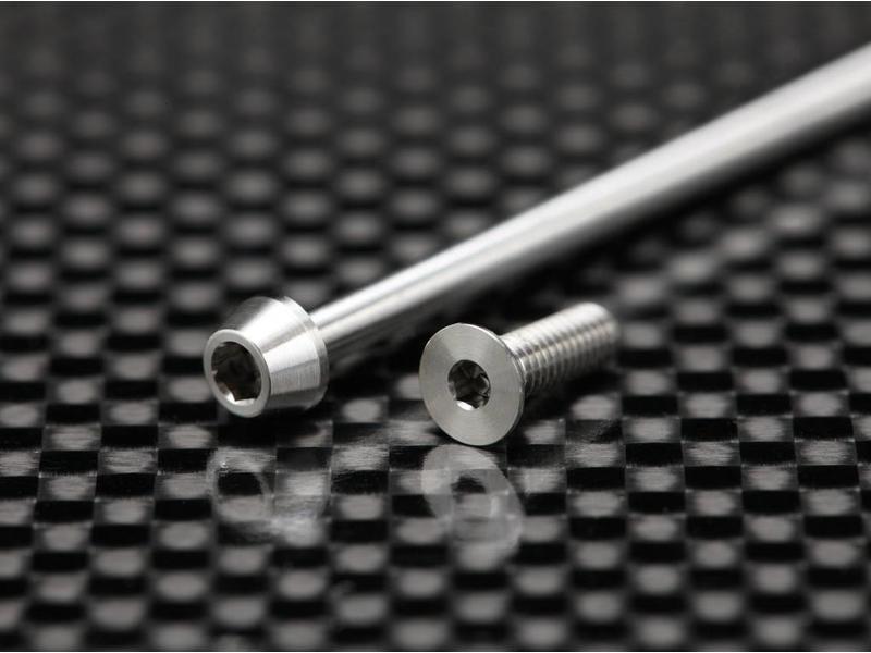 Yokomo RP-090A - Precision Machined Titanium Hex Screw Set for RP Motor (6pcs)