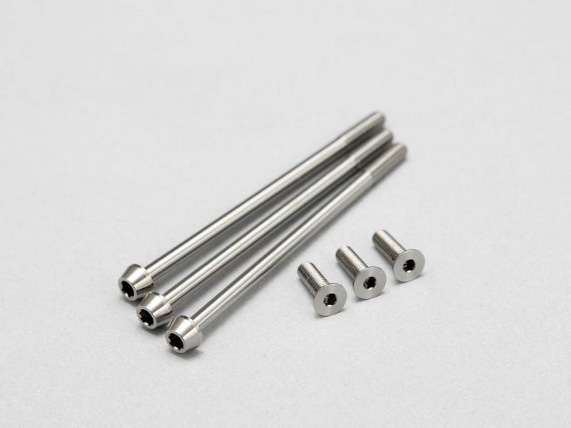 Yokomo RP-090A - Precision Machined Titanium Hex Screw Set for RP Motor (6pcs)