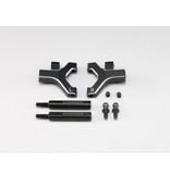 Yokomo Y2-008FSCA - Aluminium Front Lower Short A-Arm - Black Edge Design (1 set)