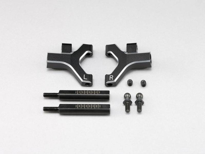 Yokomo Y2-008FSCA - Aluminium Front Lower Short A-Arm - Black Edge Design (1 set)