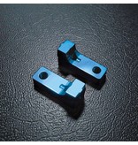 MST Aluminium Servo Mount (2pcs) / Color: Blue