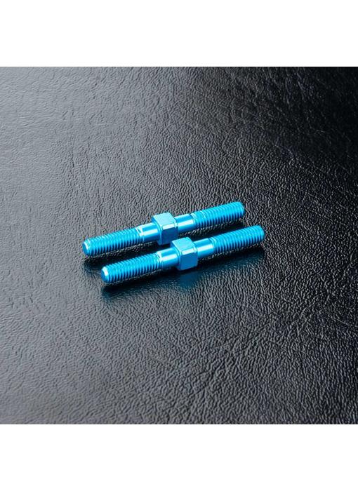 MST Alum. Turnbuckle φ3x28mm (2) / Blue - DISCONTINUED